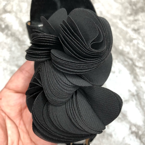 Badgley Mischka black satin Randee stiletto - Picture 3 of 6